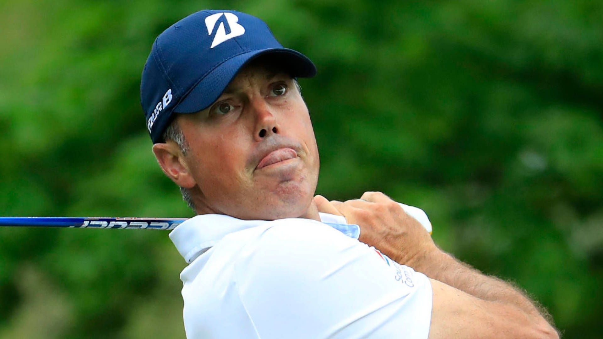 Matt Kuchar Tongue Out Background