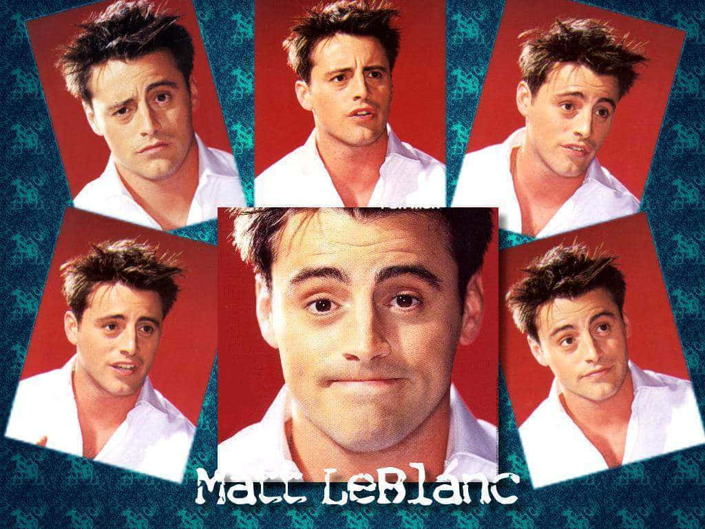 Matt Leblanc Looking Dapper In Black And White Background