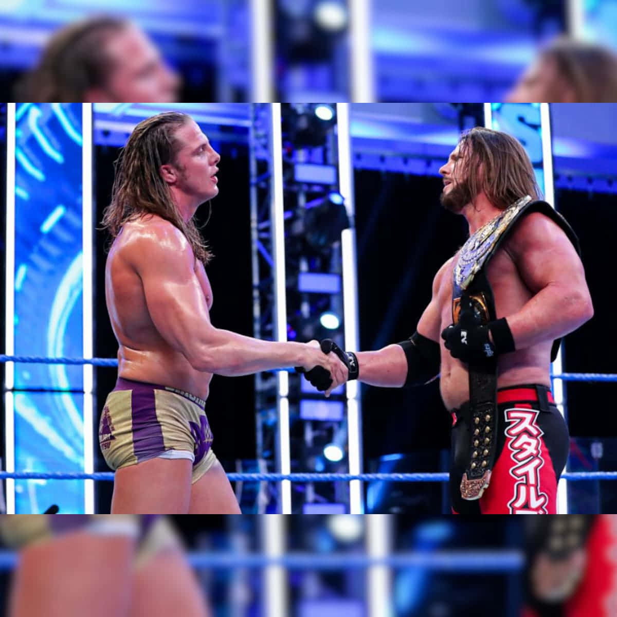 Matt Riddle Intercontinental Match Against A.j. Background