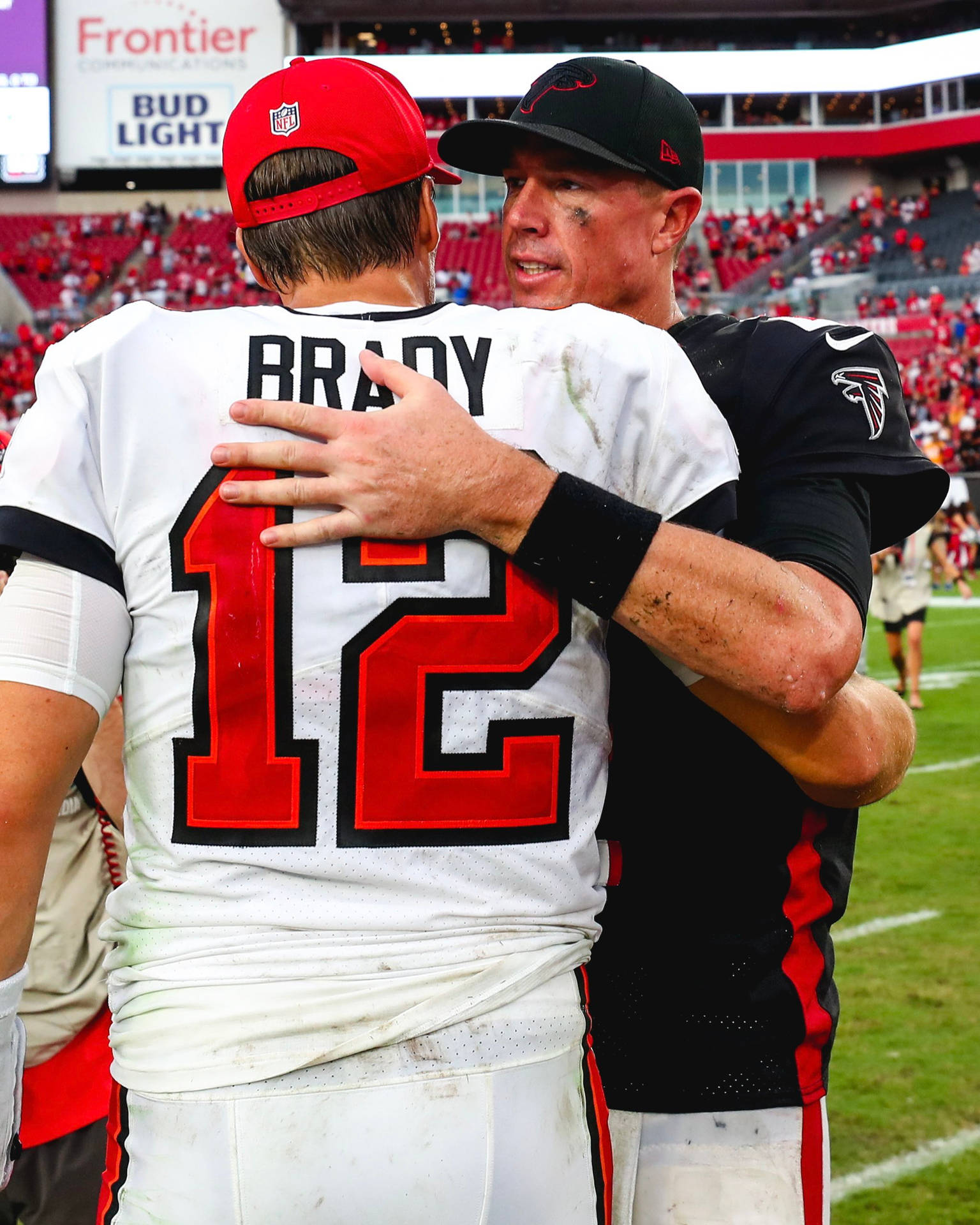 Matt Ryan And Tom Brady Hugging Background