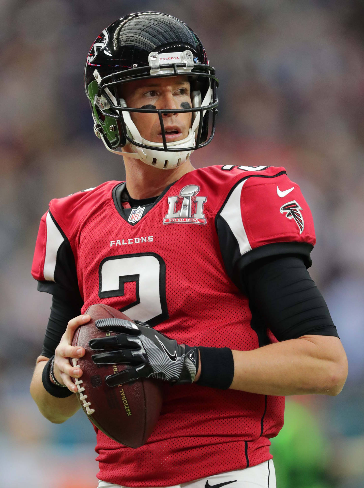 Matt Ryan Holding A Ball