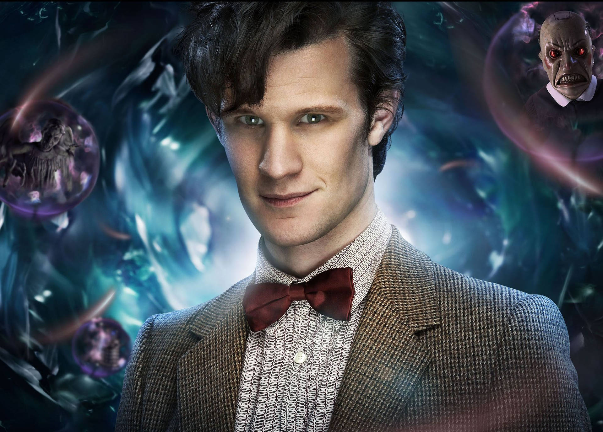 Matt Smith As Doctor Who Hd Background