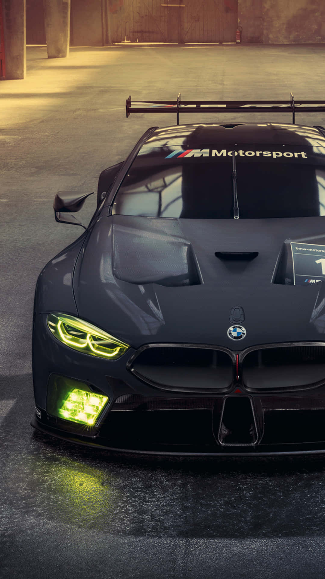 Matte Black Bmw M8 4k Mobile Background