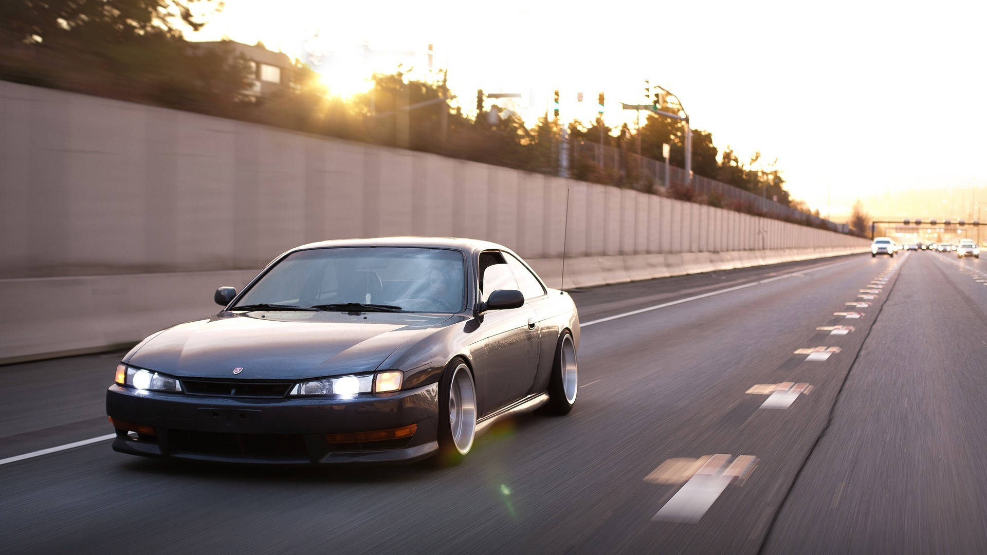 Matte Nissan Silvia S14 Background