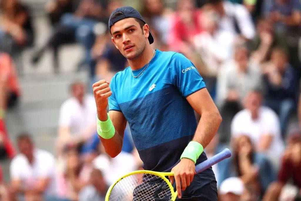 Matteo Berrettini Closed Fist And Racket