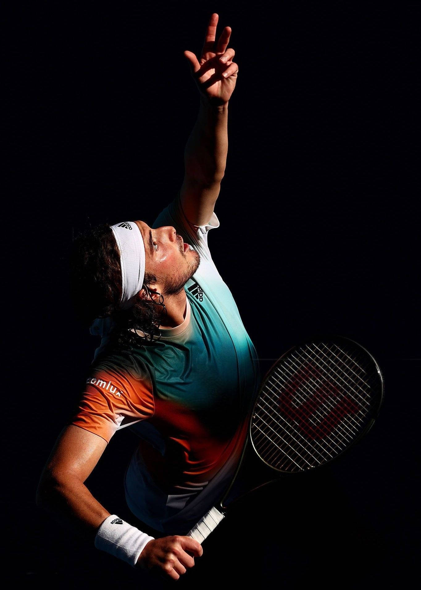 Matteo Berrettini During A Ball Serve