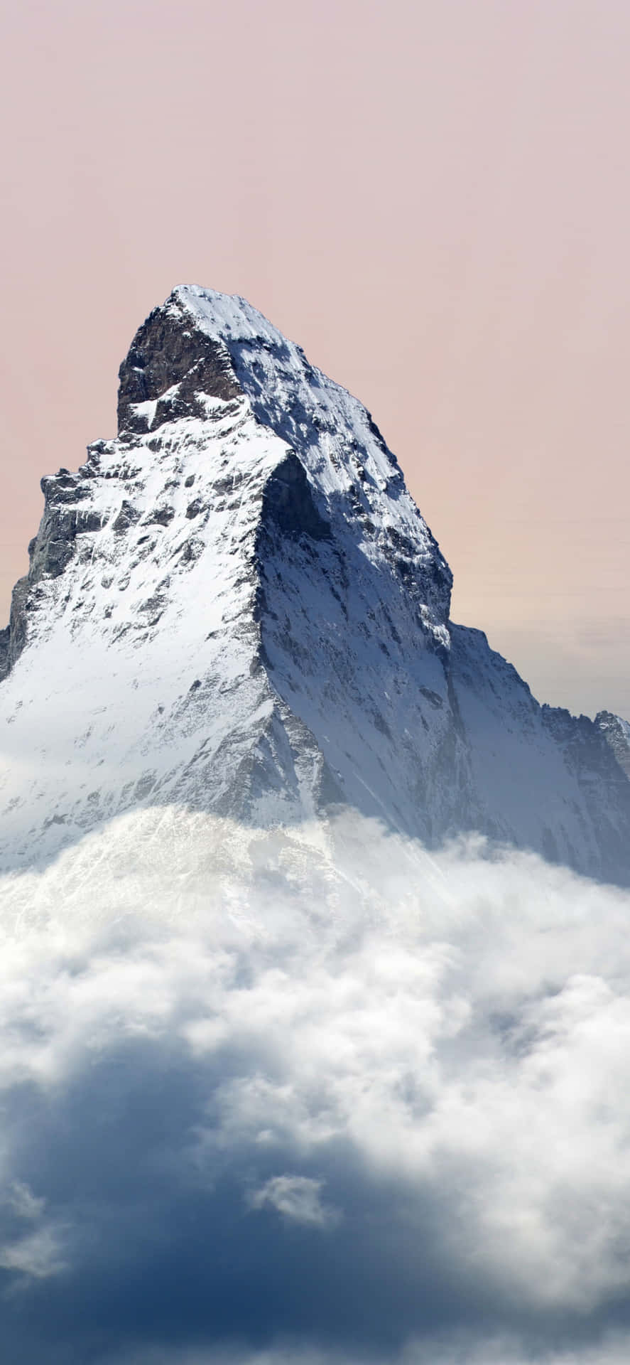 Matterhorn Mountain Above The Clouds Background