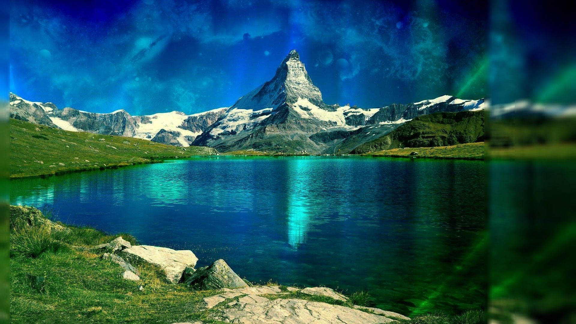 Matterhorn Mountain Live 3d Background