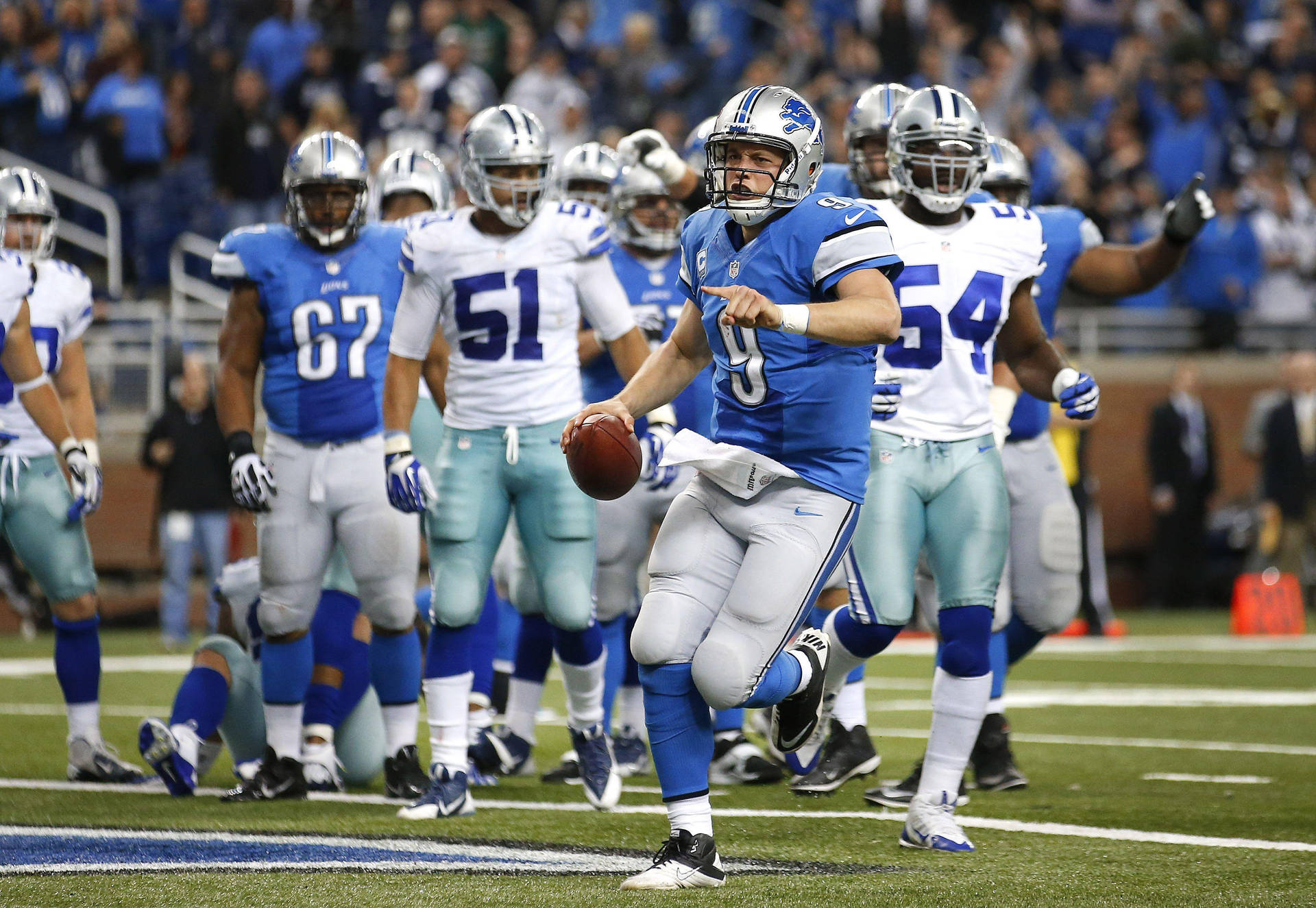 Matthew Stafford Detroit Lions Indianapolis Colts Background