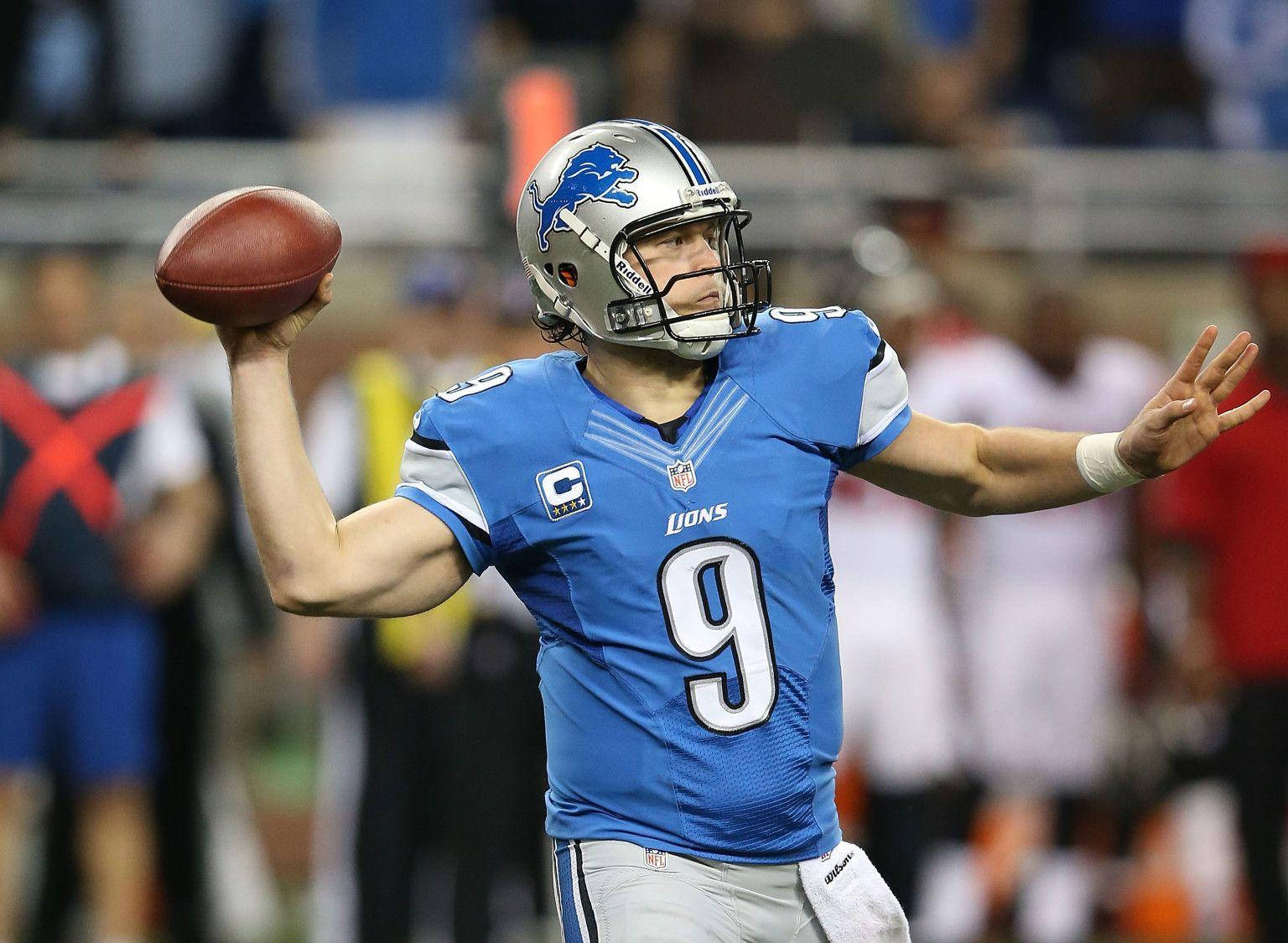 Matthew Stafford Detroit Lions Nfl Sports Background