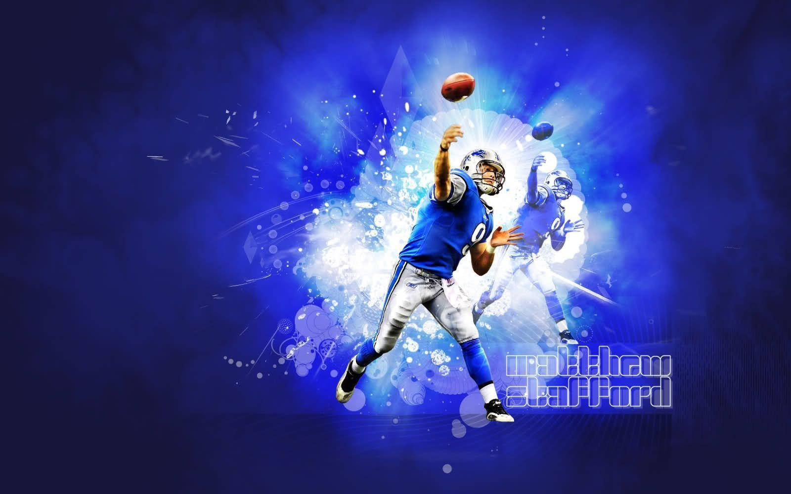 Matthew Stafford Lions Football Player Digital Artwork