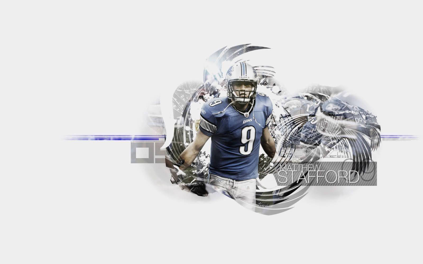 Matthew Stafford Lions Football Player Background