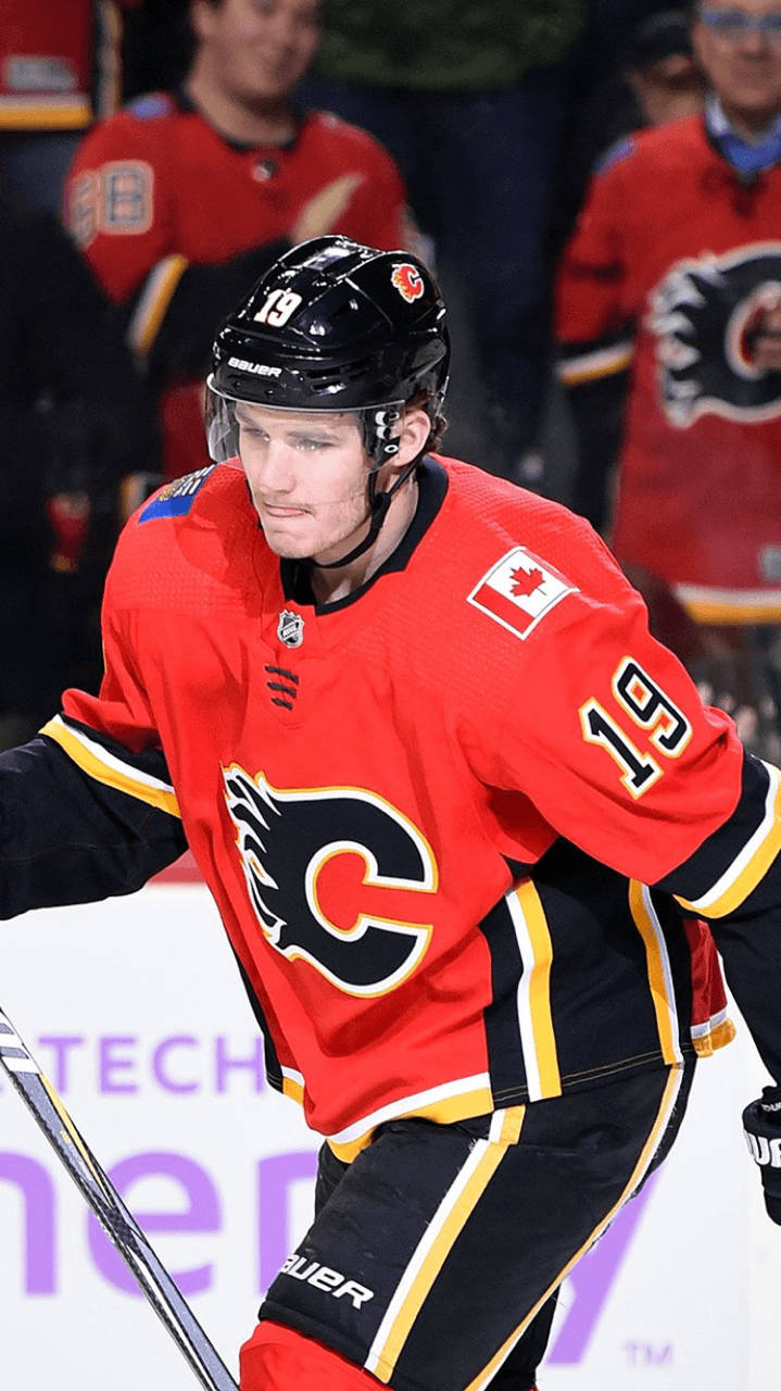 Matthew Tkachuk Of Calgary Flames In Action