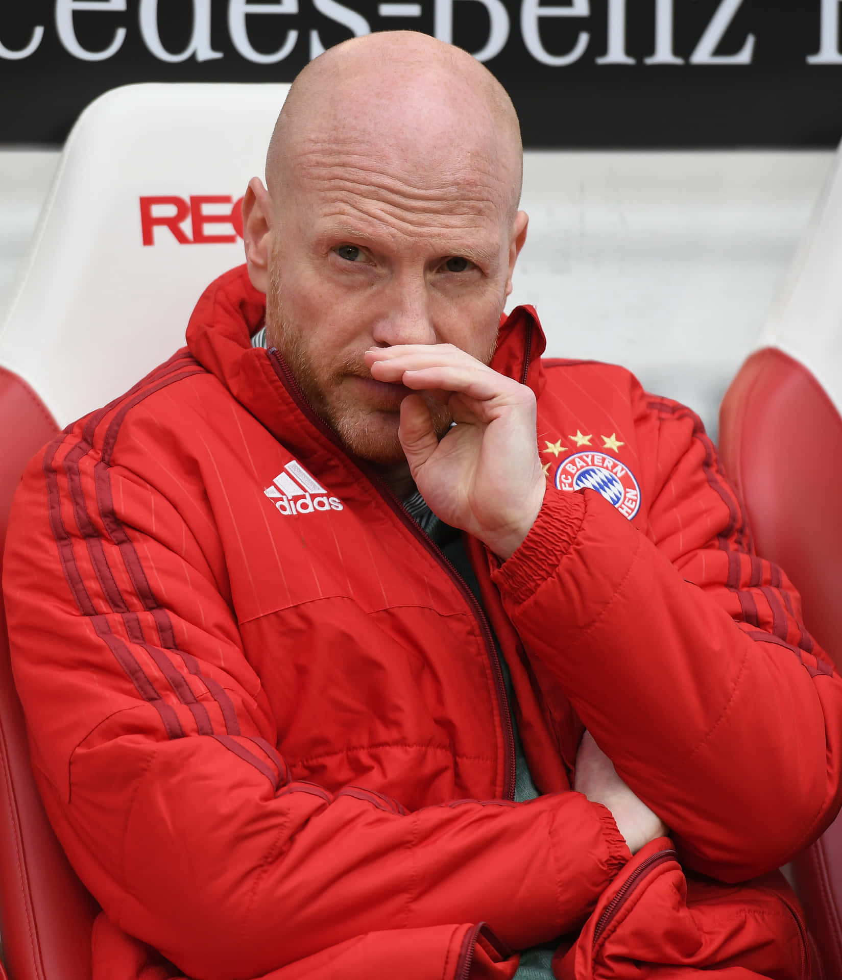 Matthias Sammer At The Mercedes Benz Arena