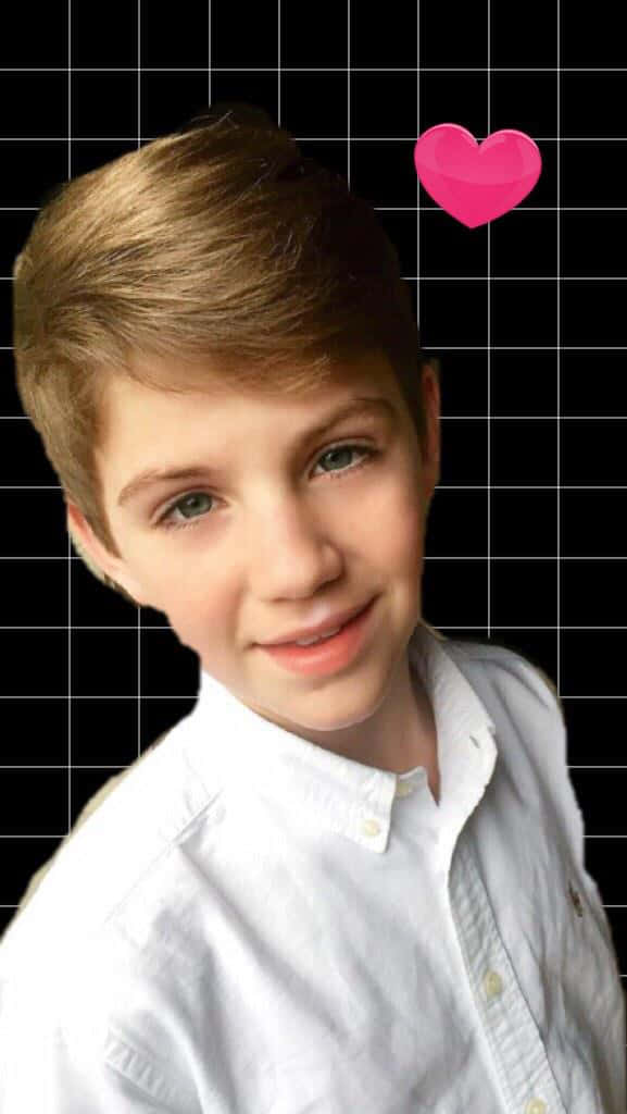 Mattyb With Pink Heart Background