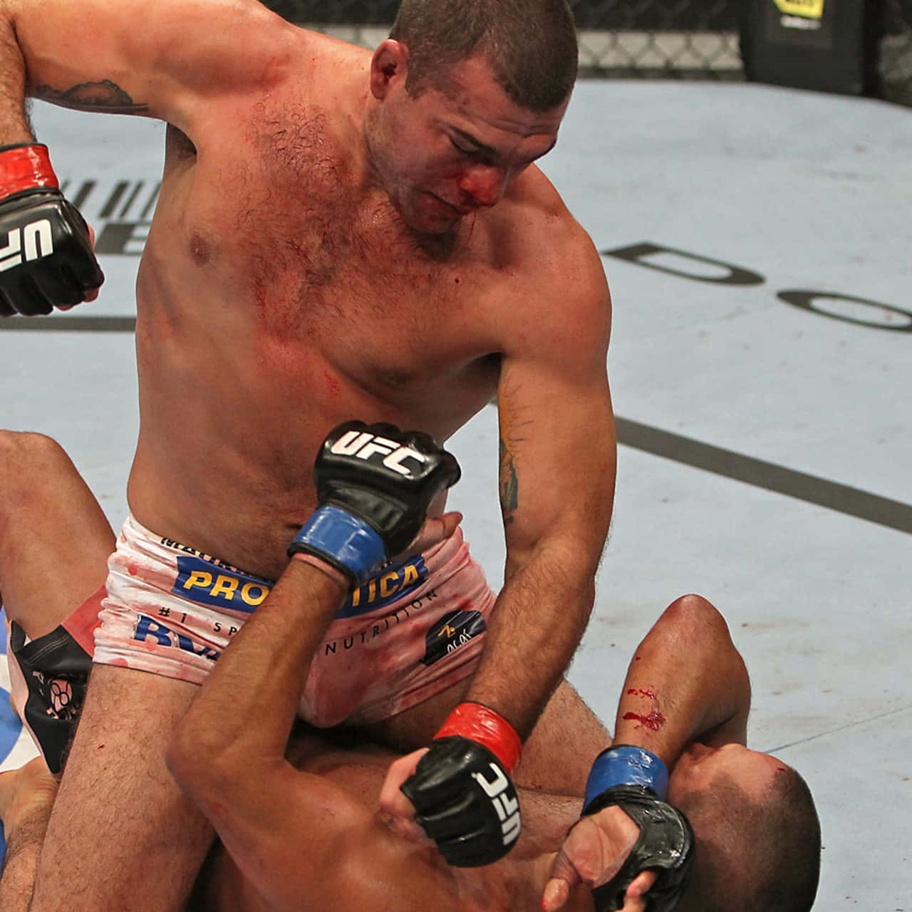 Maurício Rua In Action At Ufc Fight Night Background