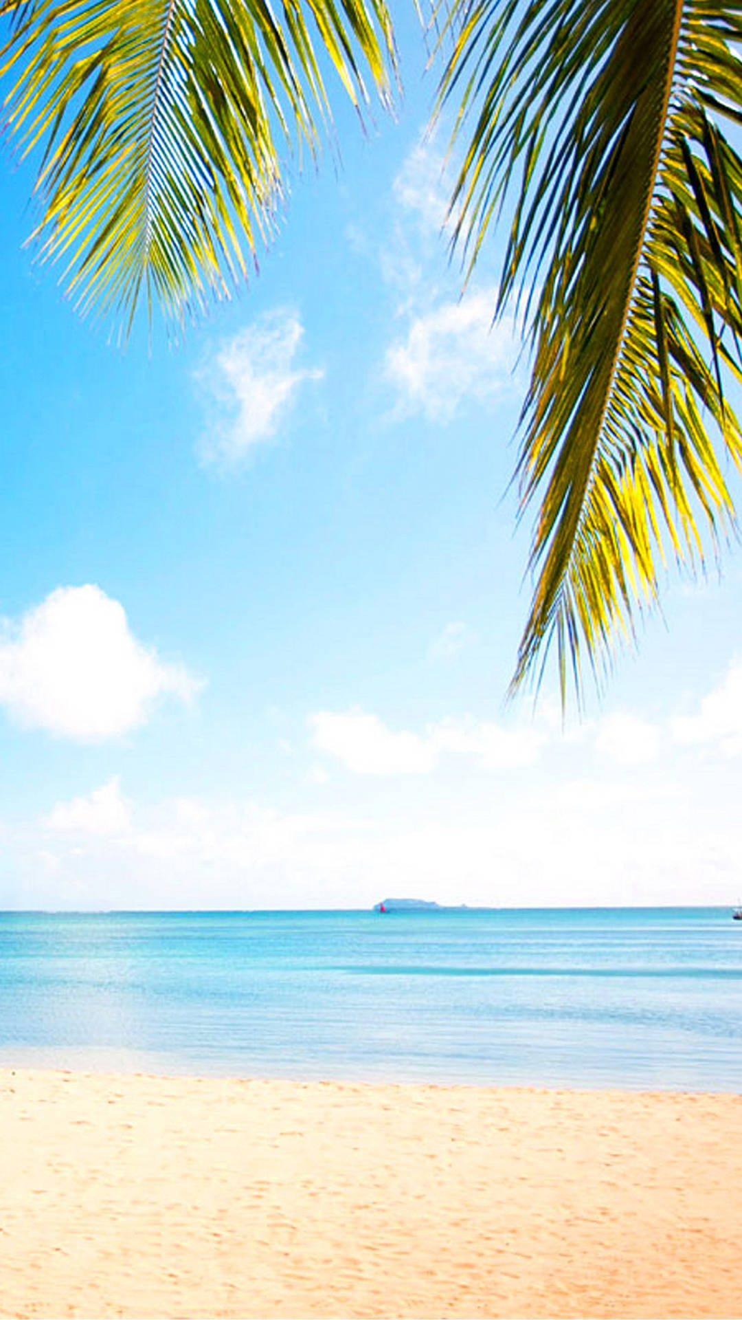 Mauritius Beach View Background
