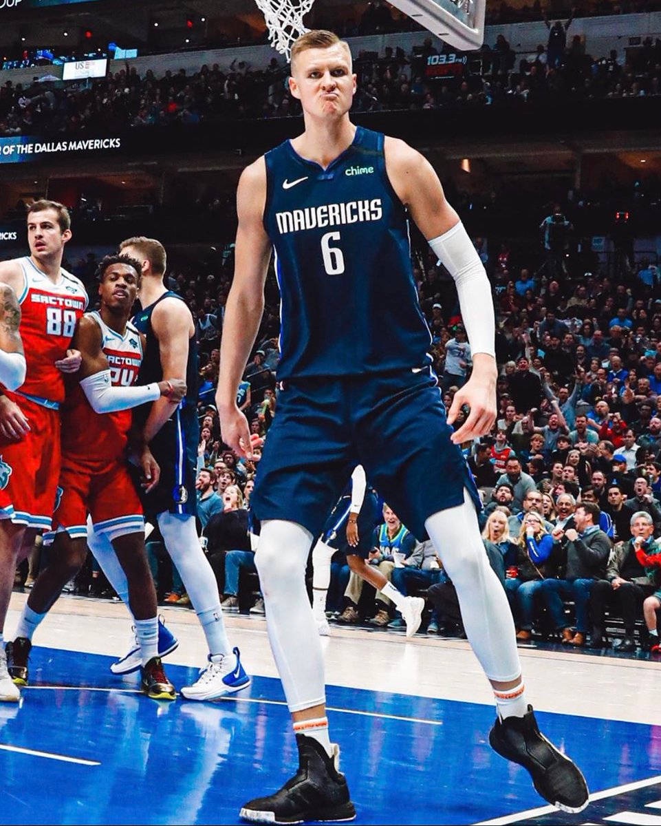 Mavericks Basketball Player Kristaps Porzingis