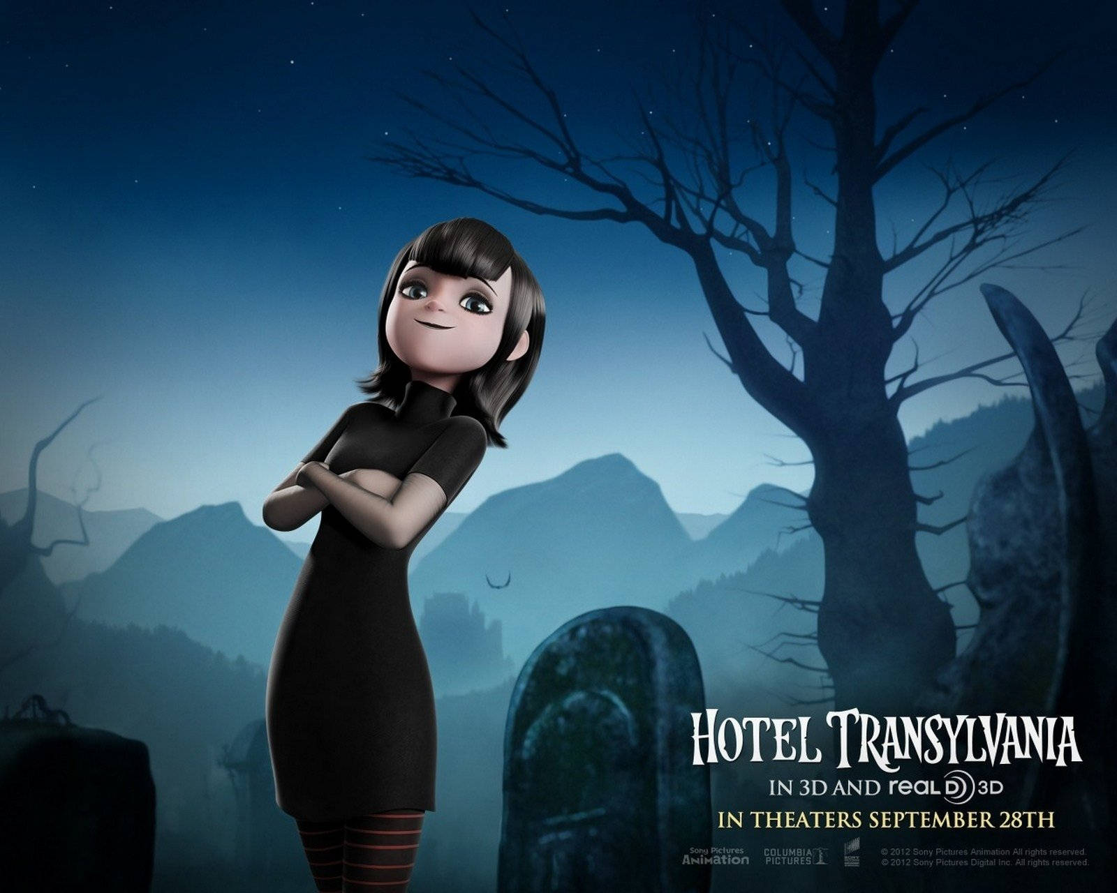 Mavis Dracula Hotel Transylvania Poster Background