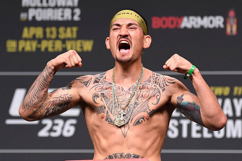 Max Holloway Open Mouth Weigh In