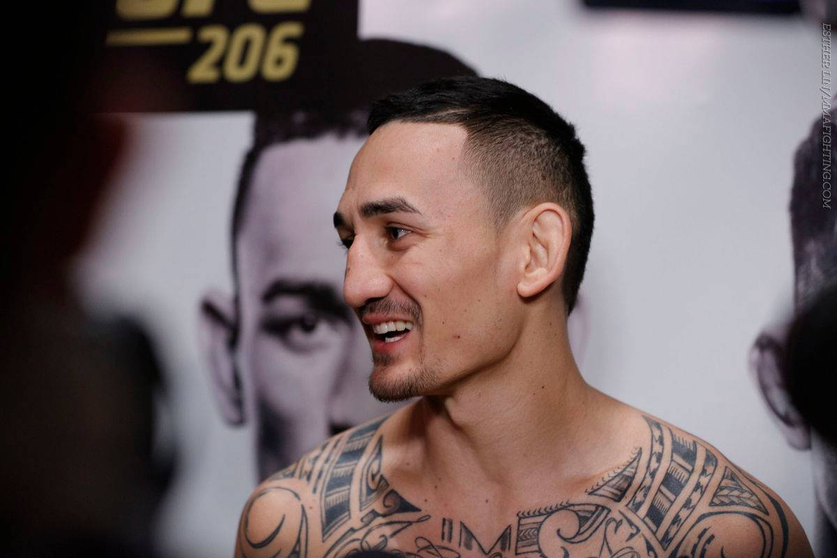 Max Holloway Tattoos Shoulders Background