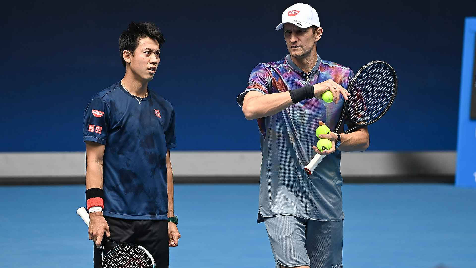 Max Mirnyi And Kei Nishikori Background