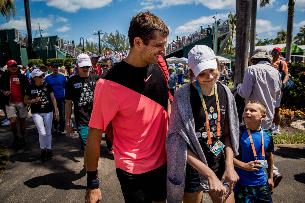 Max Mirnyi Walking With Family