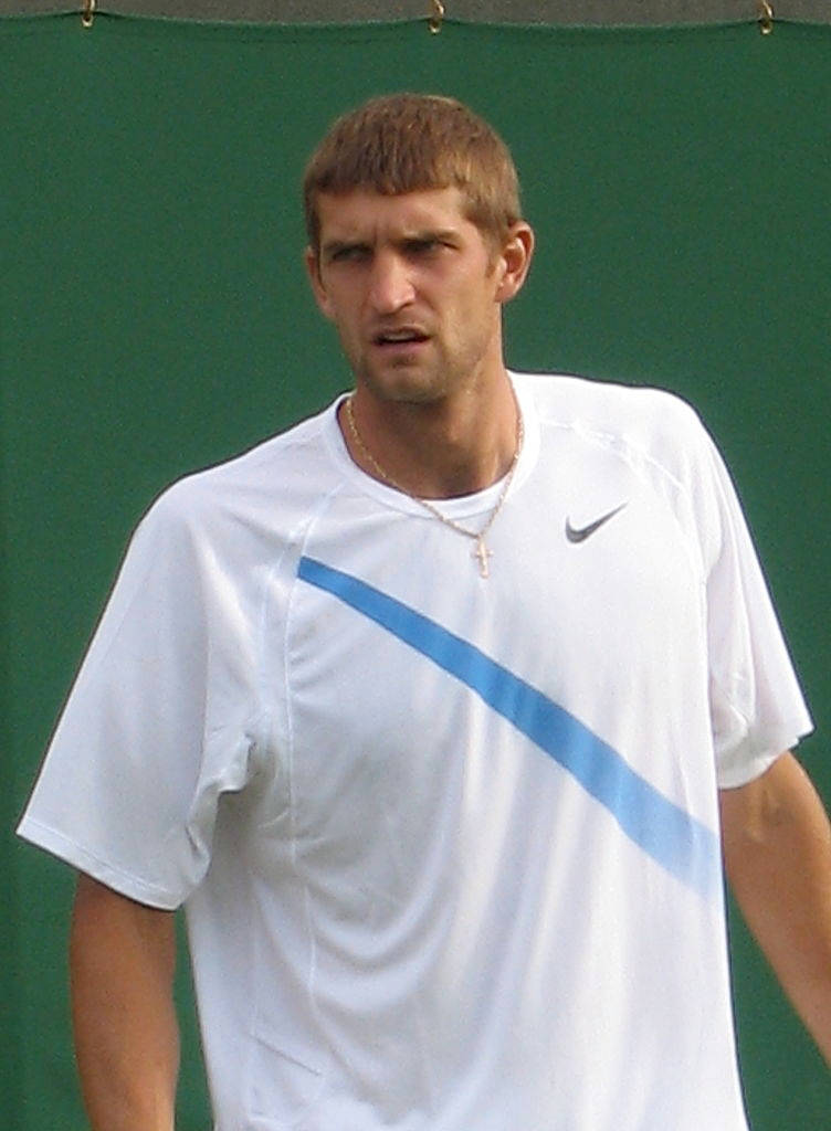 Max Mirnyi With Single Striped Shirt