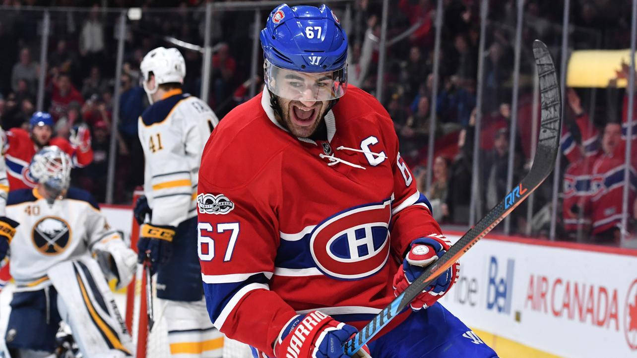 Max Pacioretty Against Buffalo Sabres Background