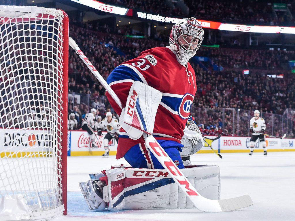 Max Pacioretty In Action During A Hockey Game Background