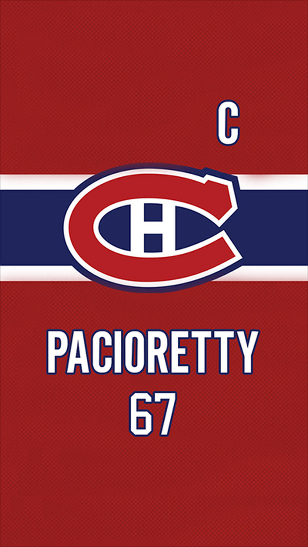 Max Pacioretty Montreal Candiens Logo Player Background