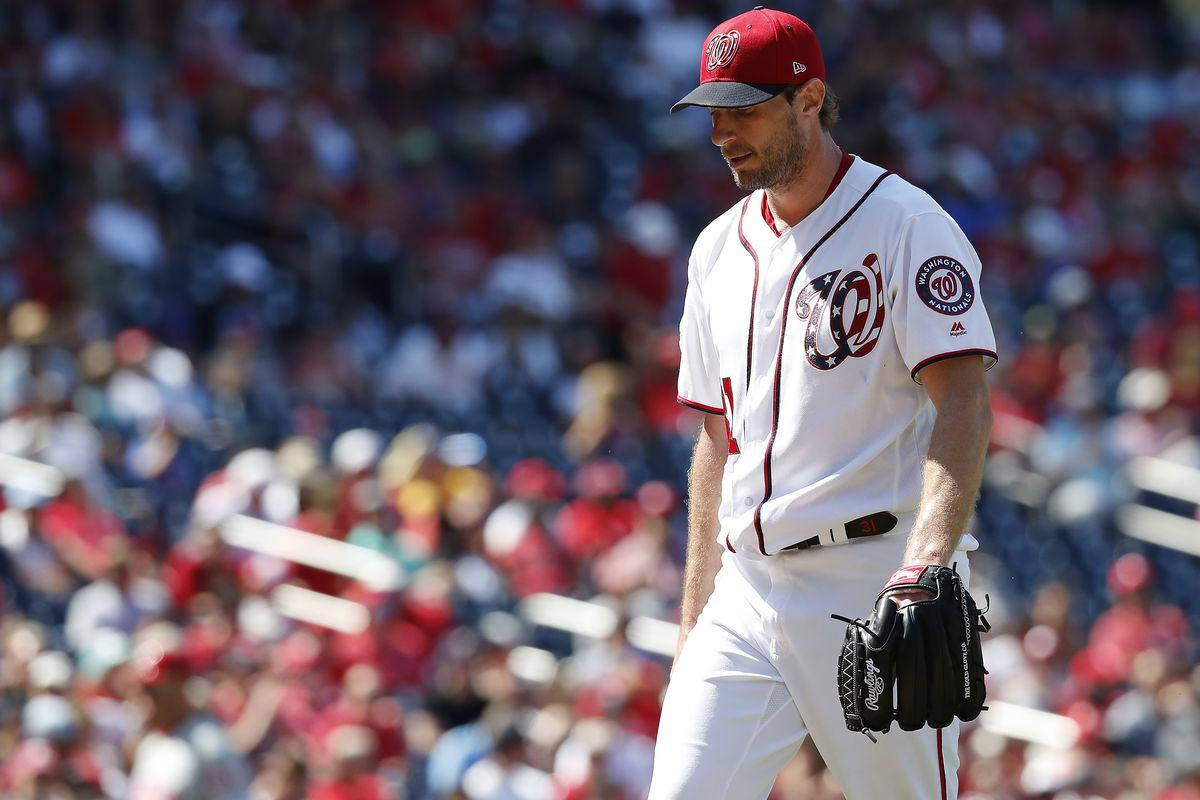 Max Scherzer Baseball Player Background