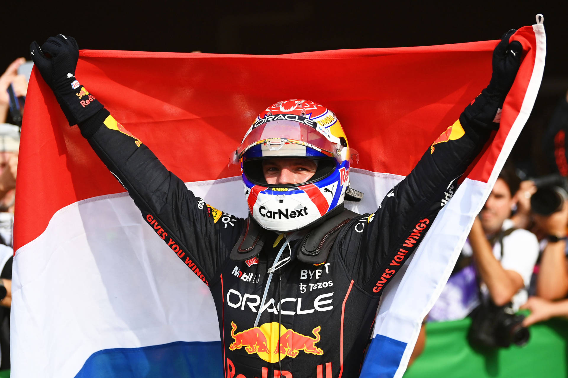 Max Verstappen Winning Dutch Grand Prix Background