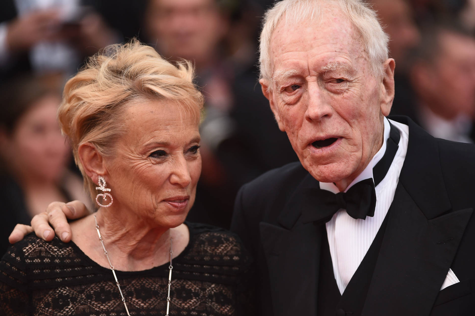 Max Von Sydow And Wife