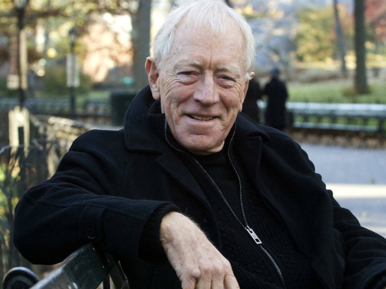 Max Von Sydow At The Park