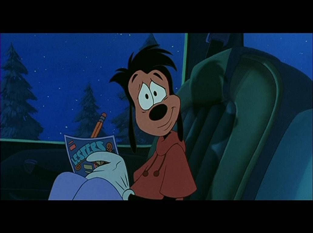 Max Writing In The Goofy Movie Background