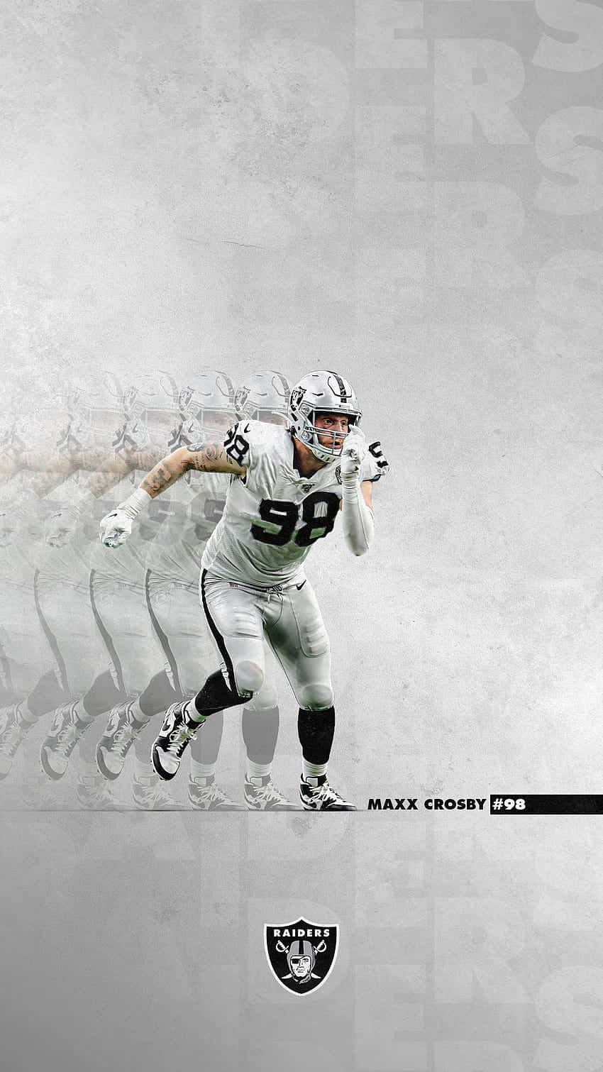 Maxx Crosby Las Vegas Raiders Poster Background