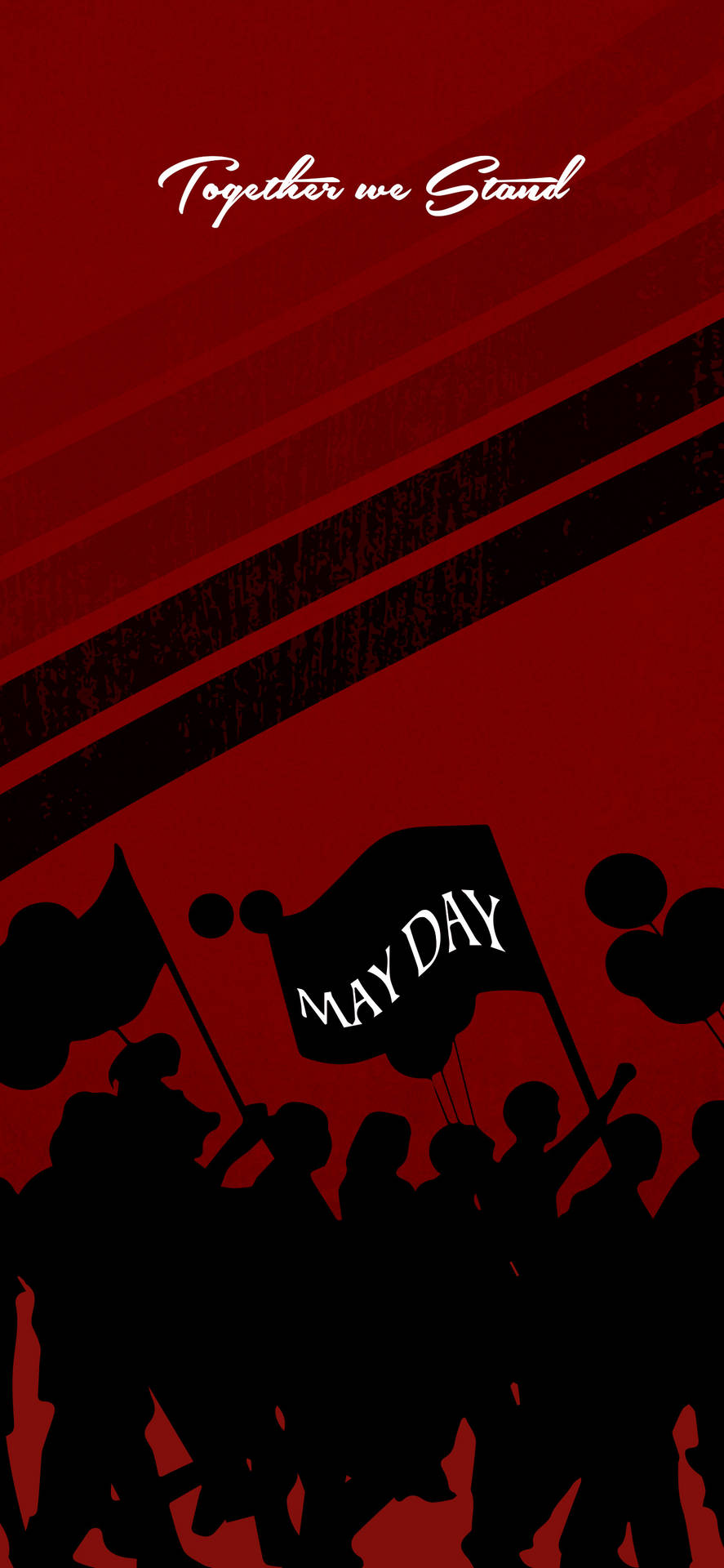 May Day Black And Red