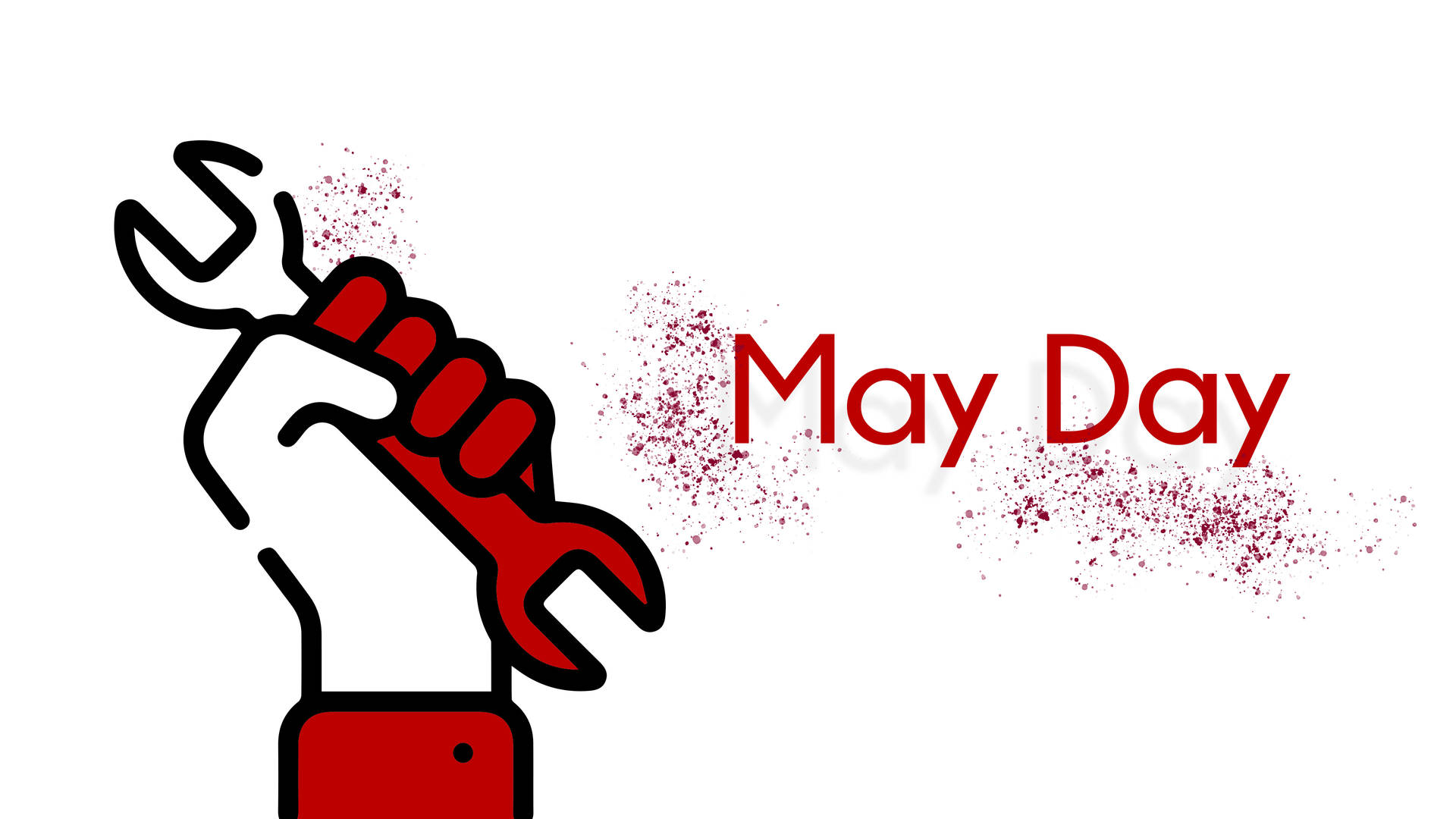 May Day Graphic Background