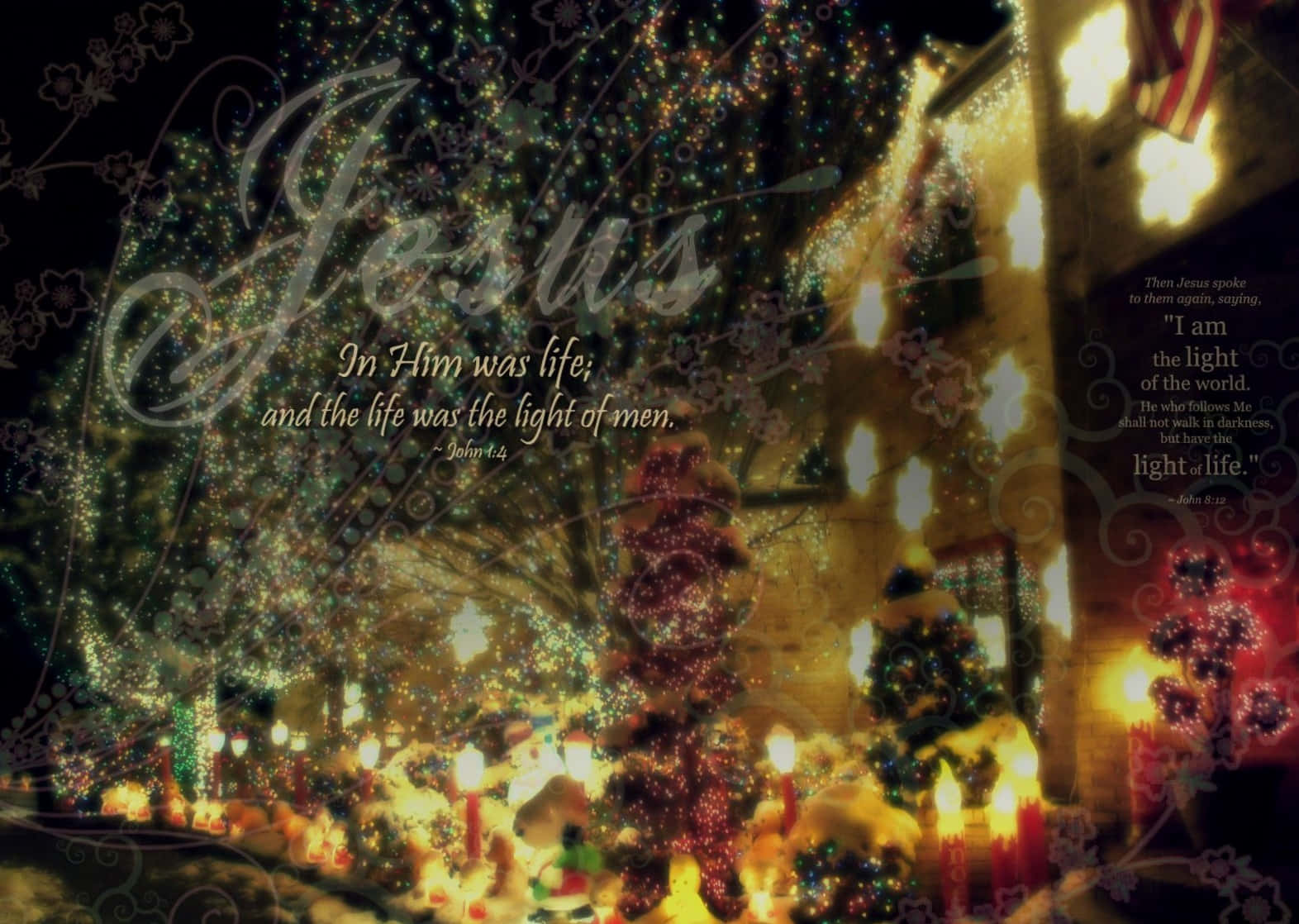 May Joy And Peace Be Your Gifts This Holiday Season Background