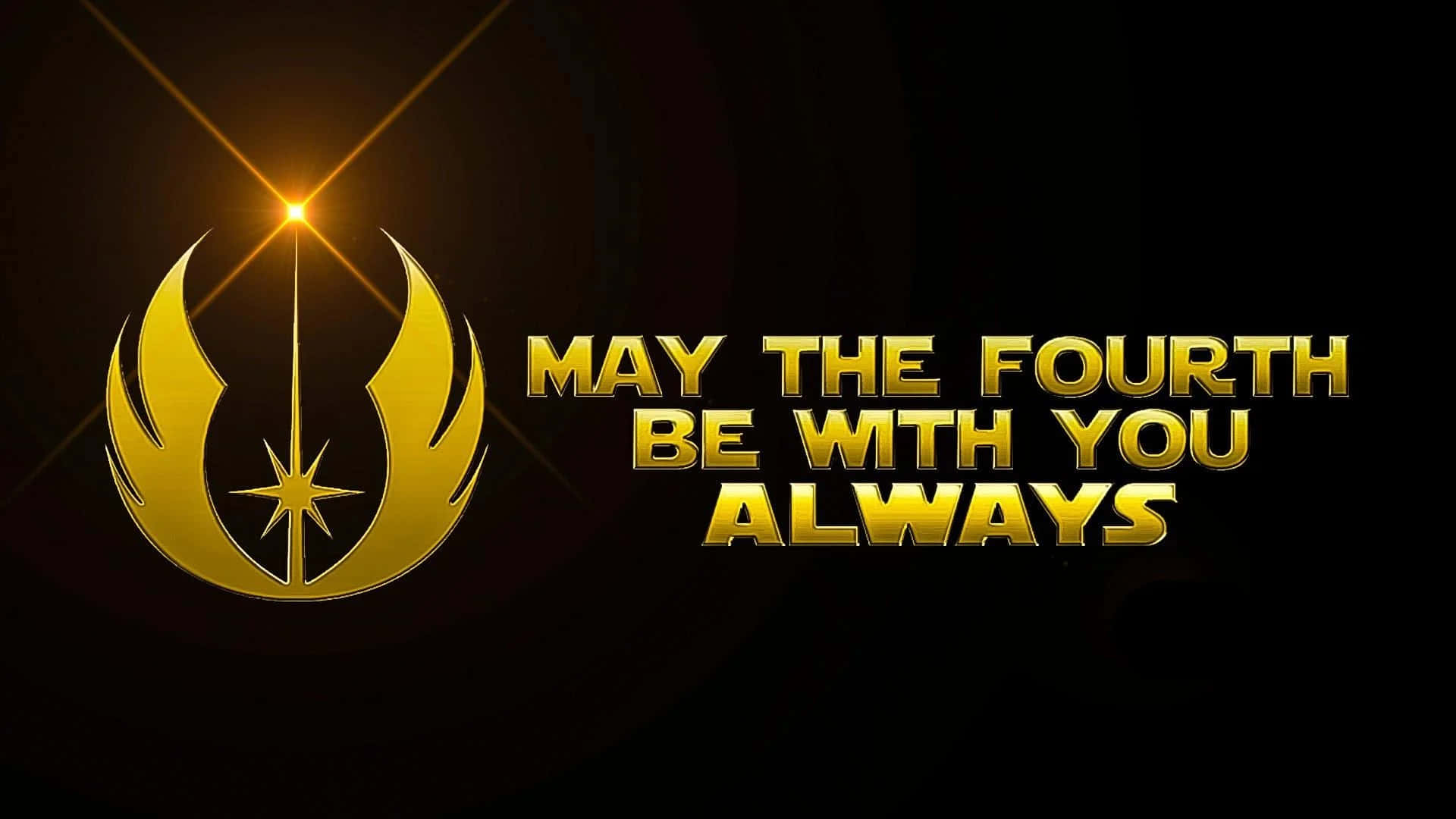 May The Force Be With You - Star Wars Universe Illustration Background