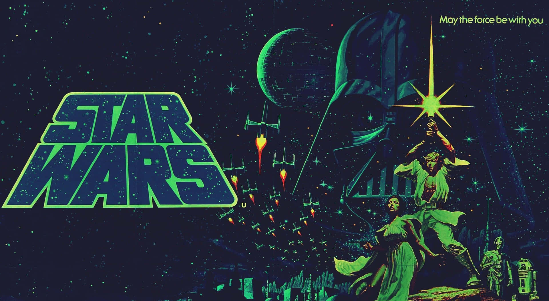 May The Force Be With You - Star Wars Wallpaper Background