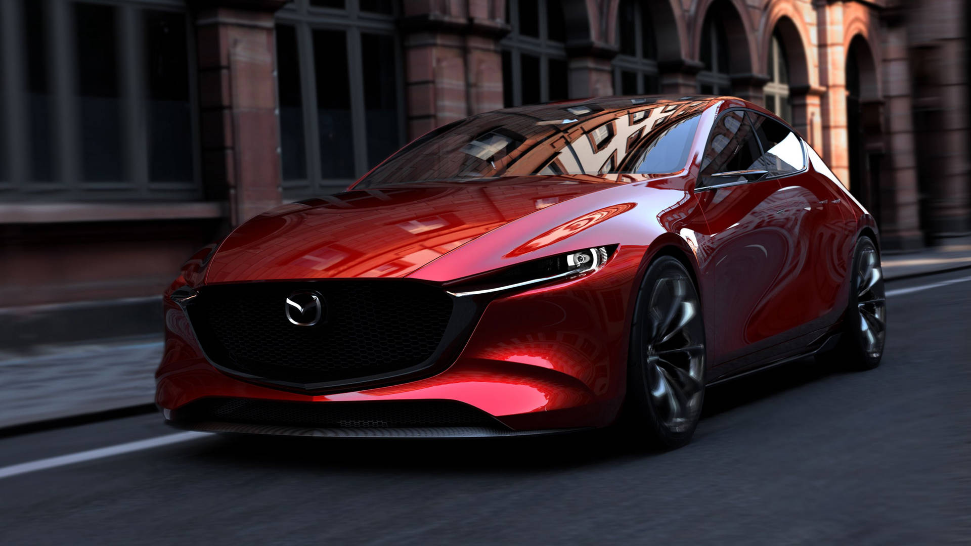 Mazda Kai Concept Sedan Background