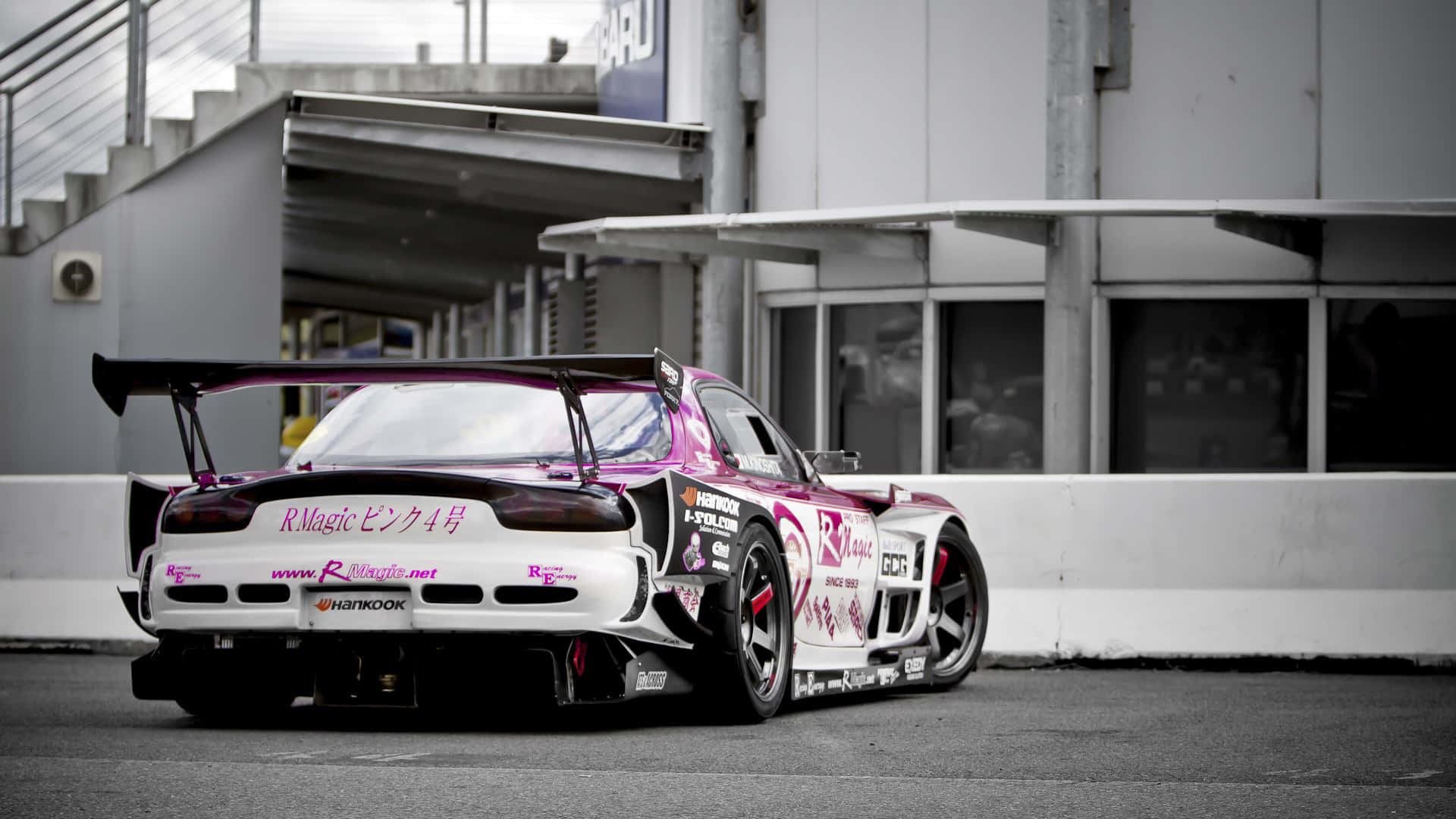 Mazda R X7 Drift Racing Car Background