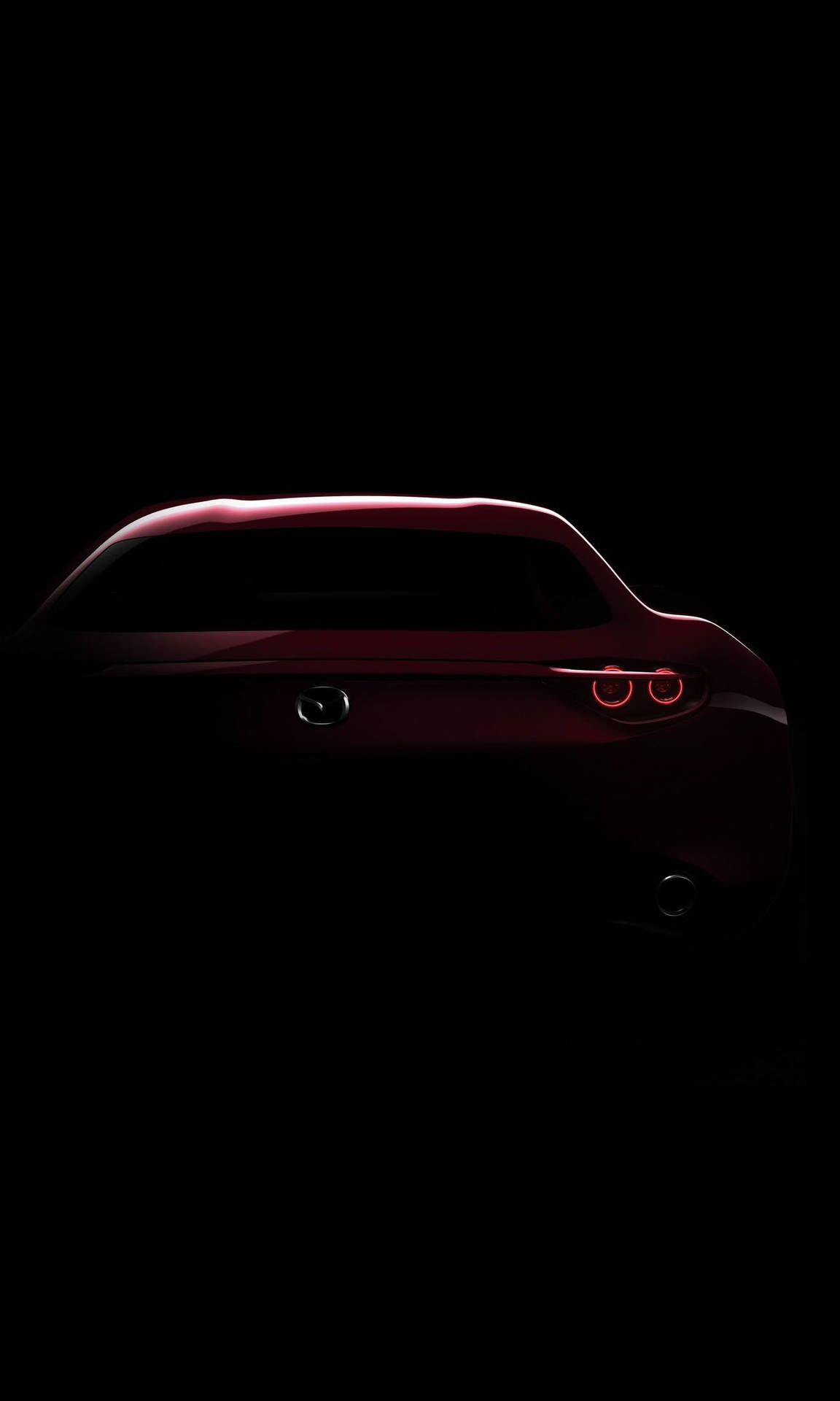 Mazda Rx-vision In Dark Background