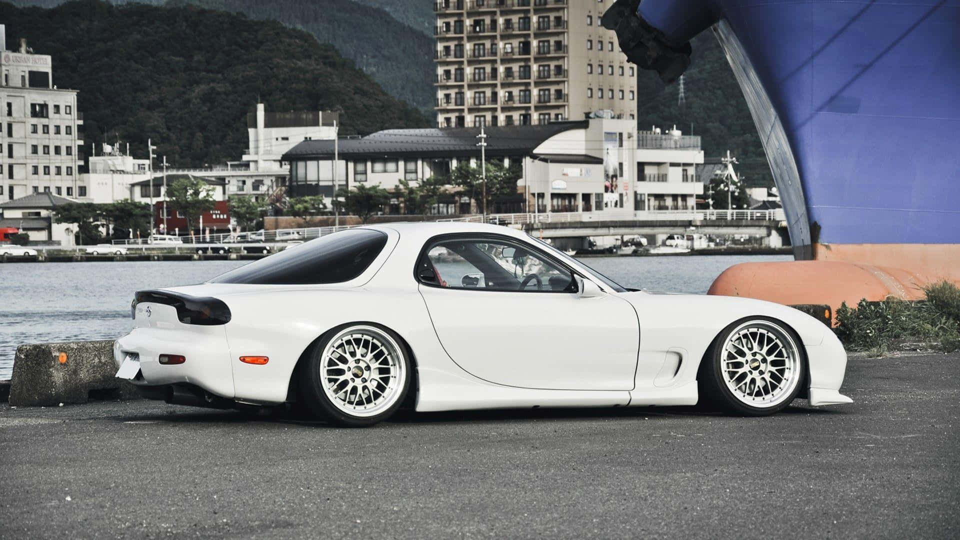 Mazda Rx7 Fc Classic Code In White Background