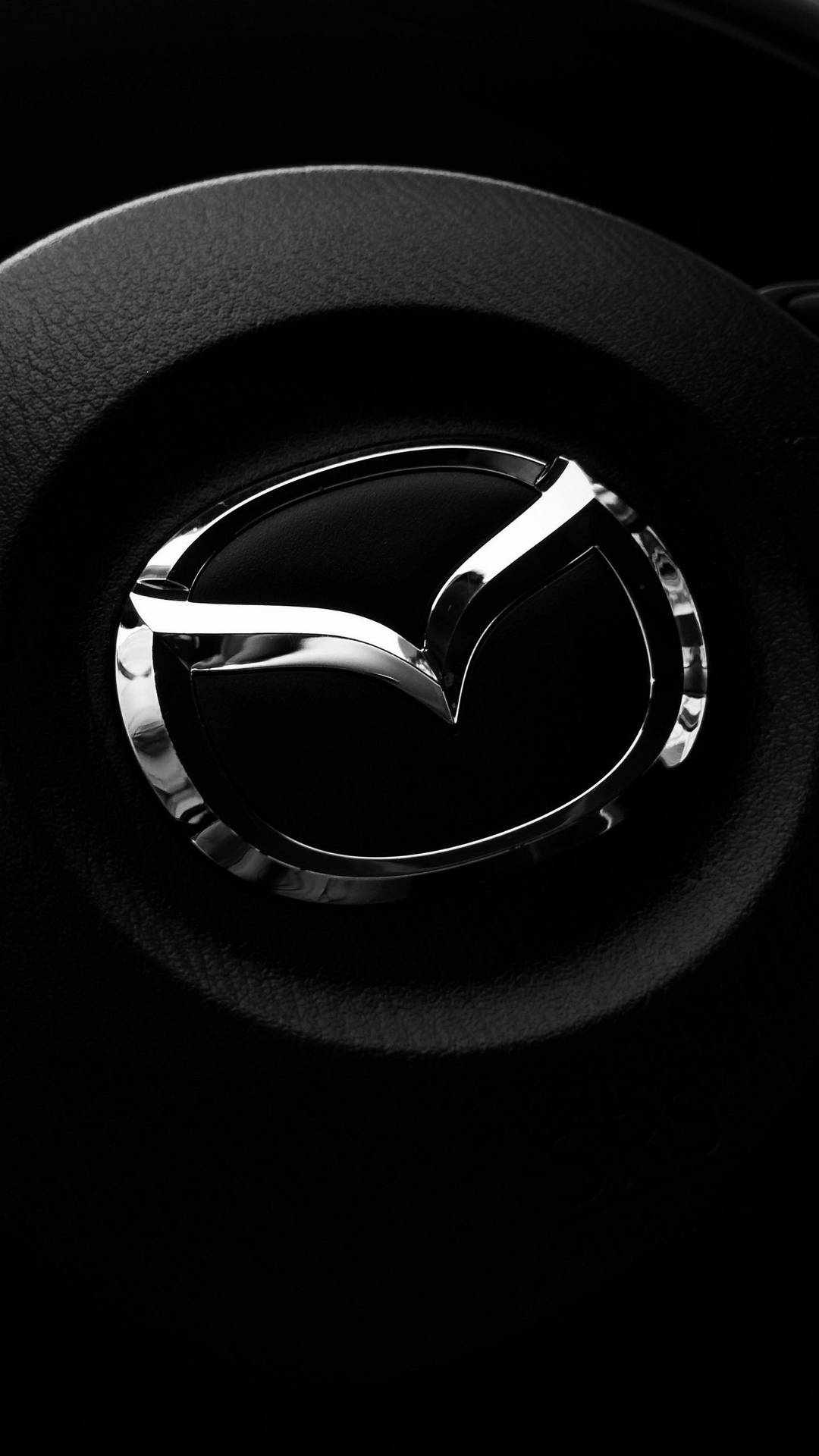 Mazda Steering Wheel Logo Background