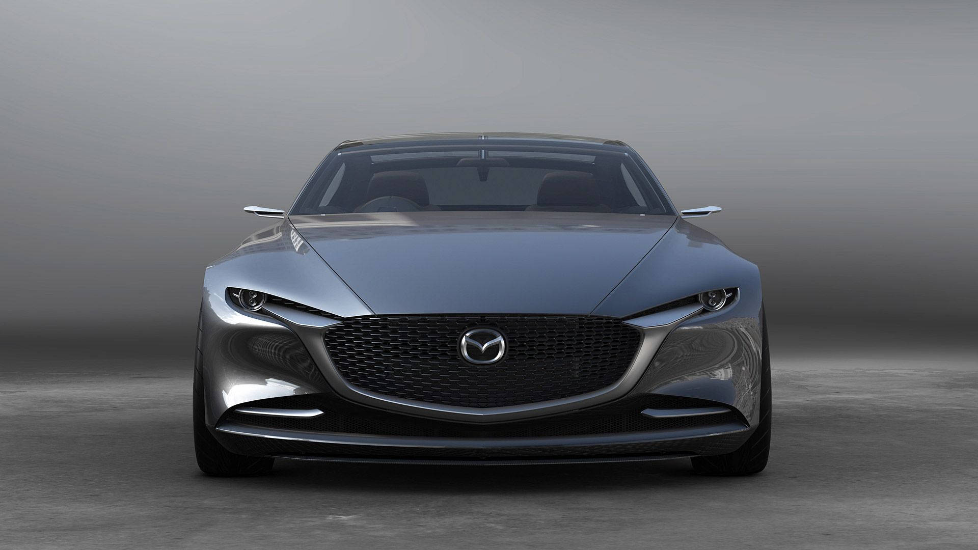 Mazda Vision Coupe Front Background