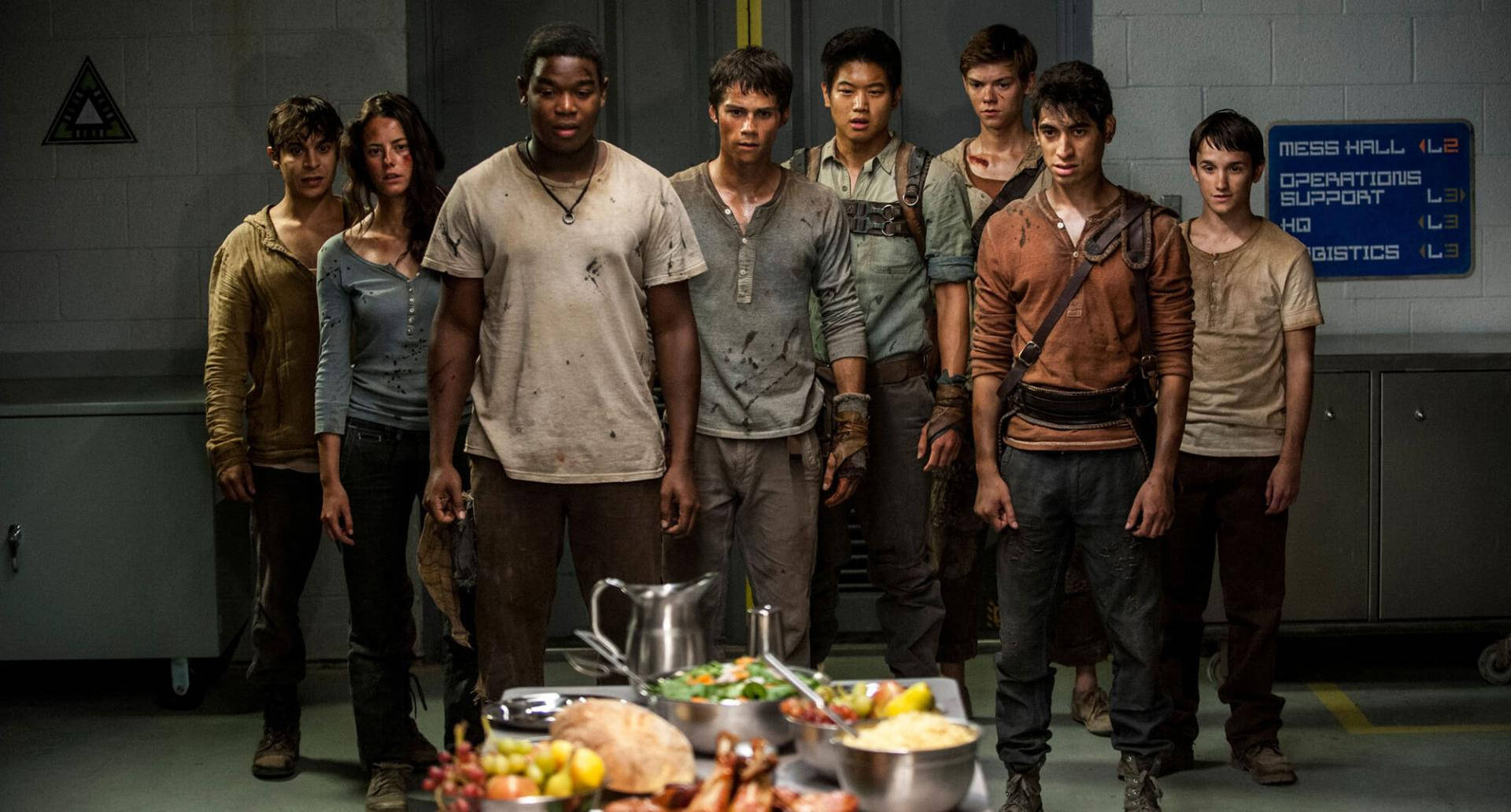 Maze Runner Hungry Gladers Background