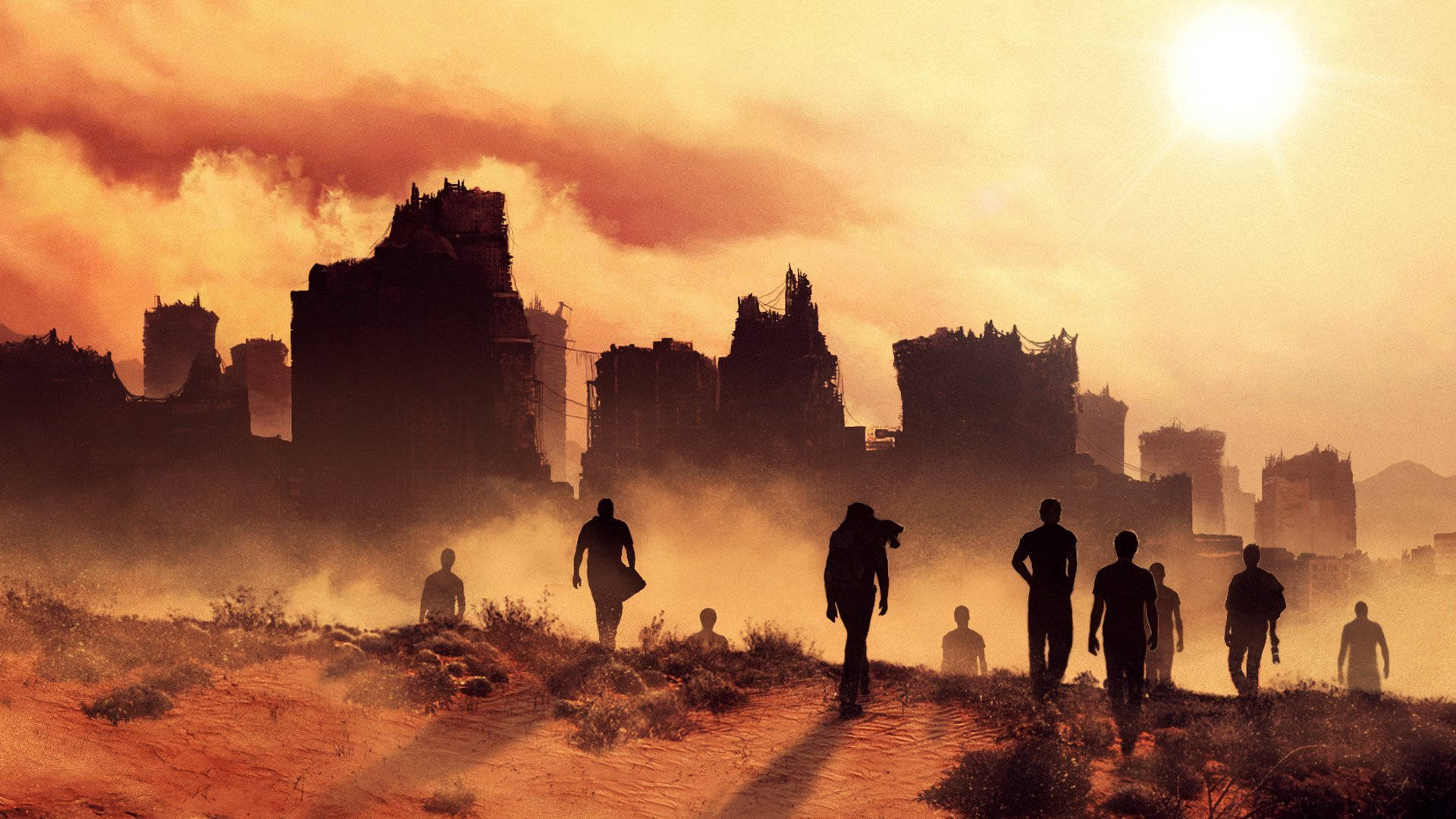 Maze Runner The Scorch Abandoned City Background